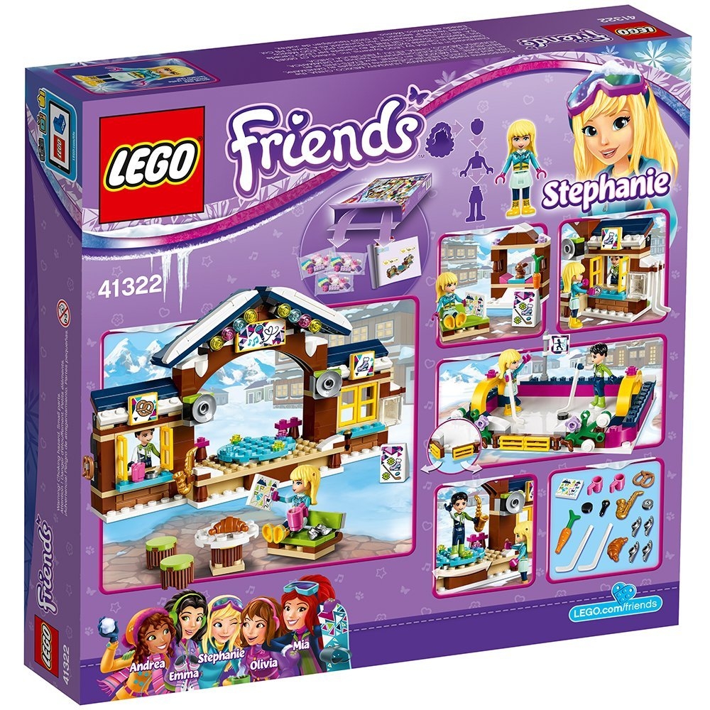 LEGO 41322 Friends Snow Resort Ice Rink 