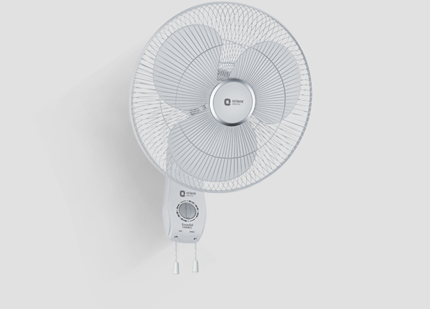 Orient Electric Snowfall 16WB01 16-Inch Wall Fan (Snow White)