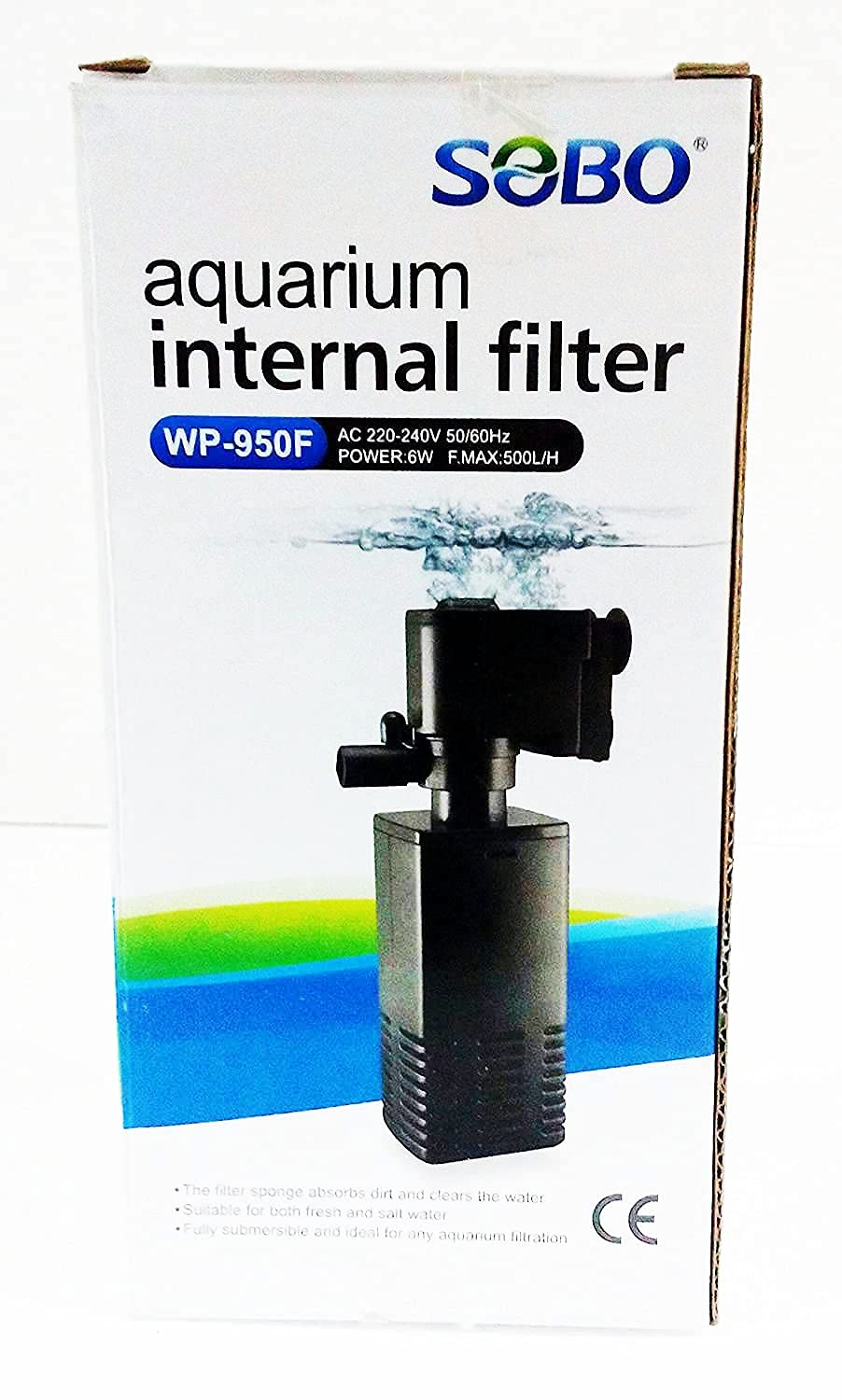 SOBO 6 Watt Aquarium Internal Filter WP-950F