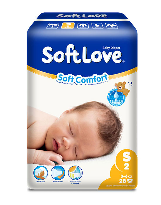 Soft Love Baby Diapers S28