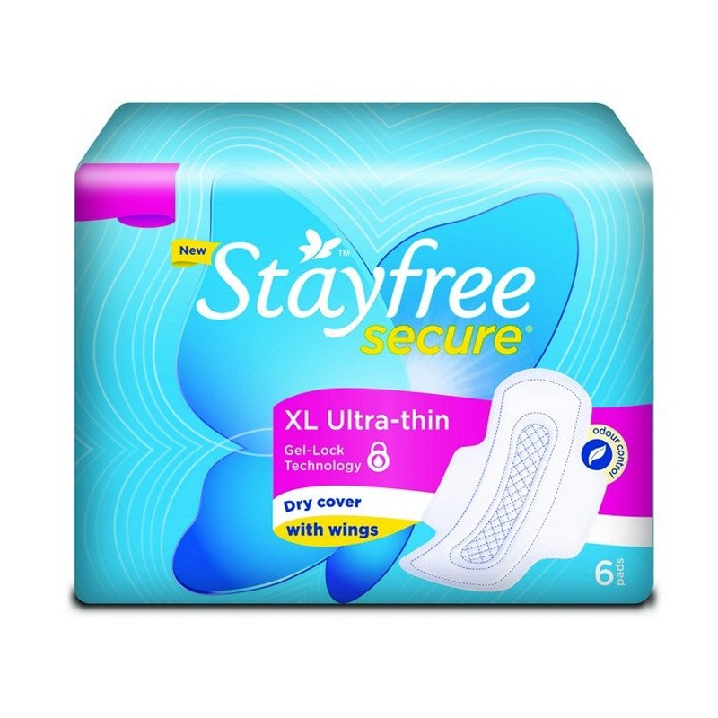 Stayfree Secure XL Ultra Thin 6 Pads