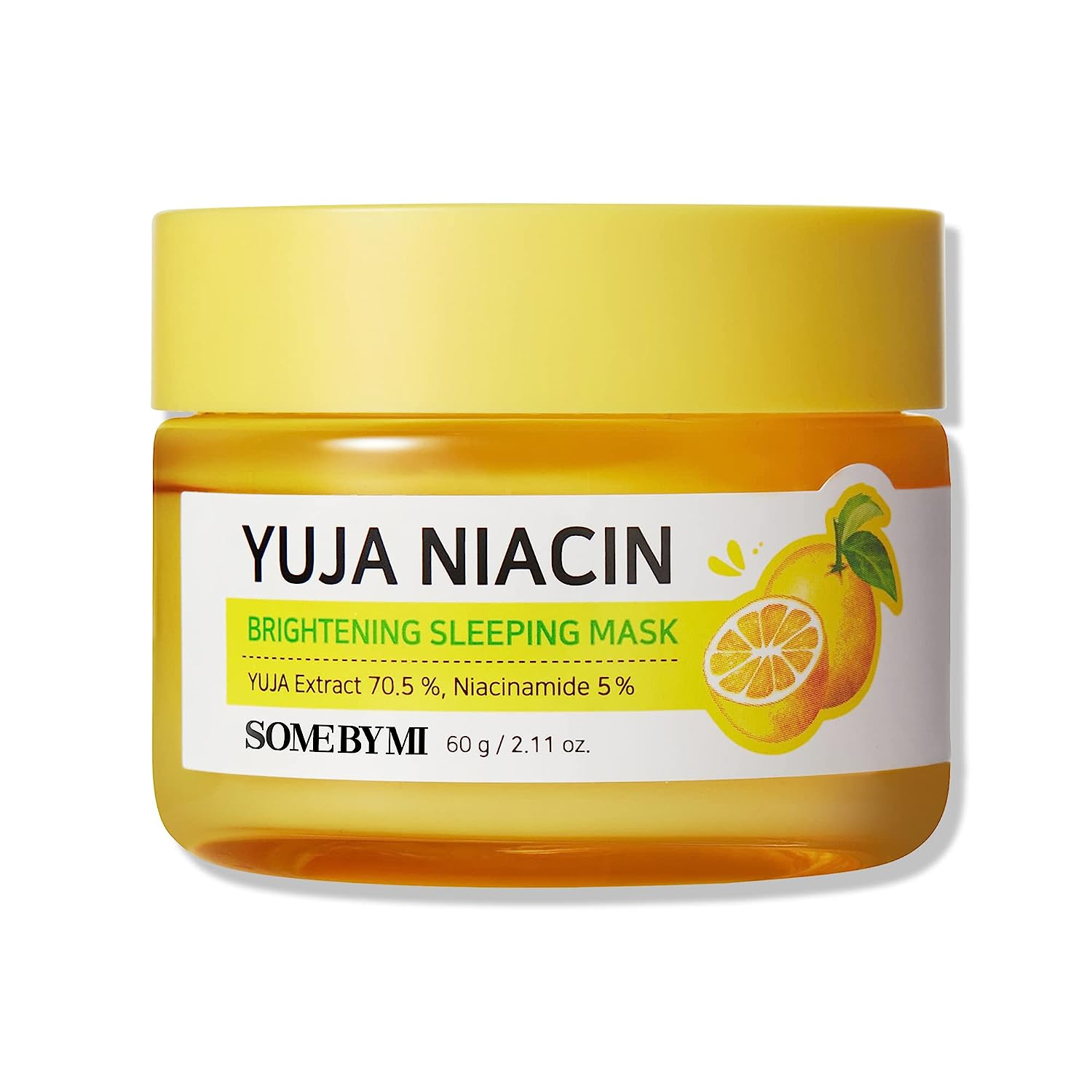 SOME BY MI Yuja Niacin 30 Days Miracle Brightening Sleeping Mask - 2.11Oz, 60g - Made from Yuja Extract for Sensitive Skin - Skin Moisturizing, Spot and Blemish Care - Facial Skin Care
