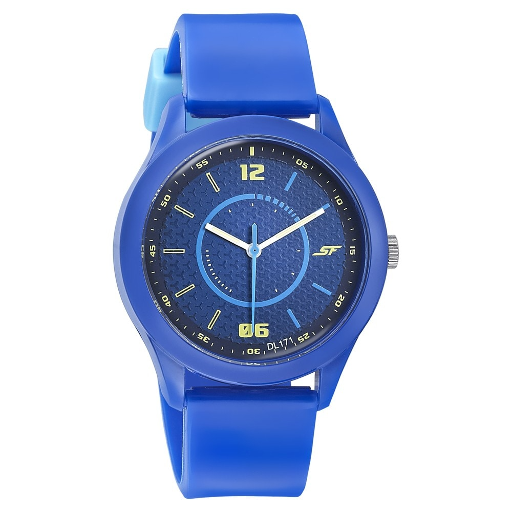 Sonata SF Blue Dial Analog Watch 77007PP07