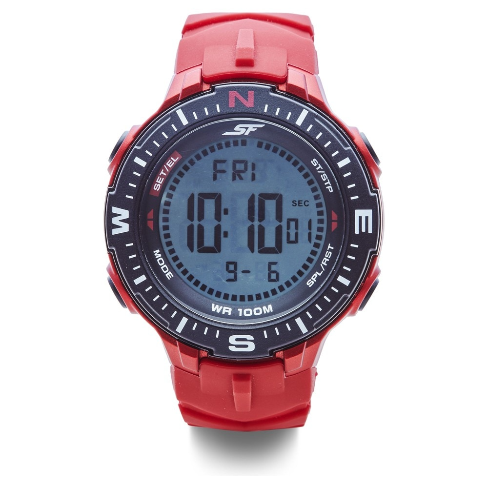 Sonata - 77095PP03 - Vertex From SF - Red Digital Watch