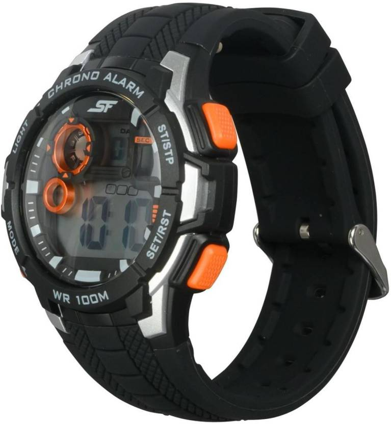 Sonata Atomic From SF - Black Digital Watch 77097PP04