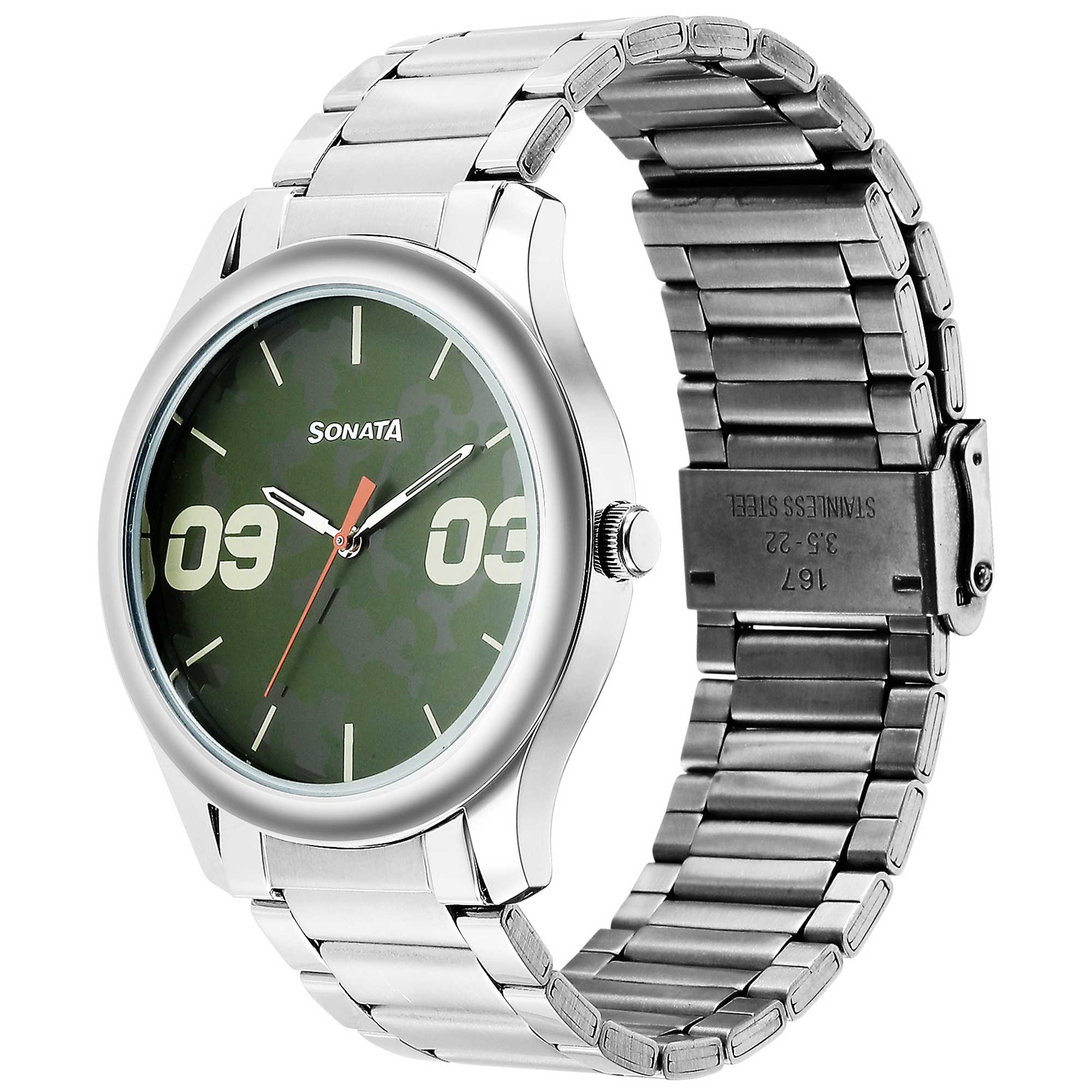 Sonata - 77106sm05 - Analog Watch for Men 