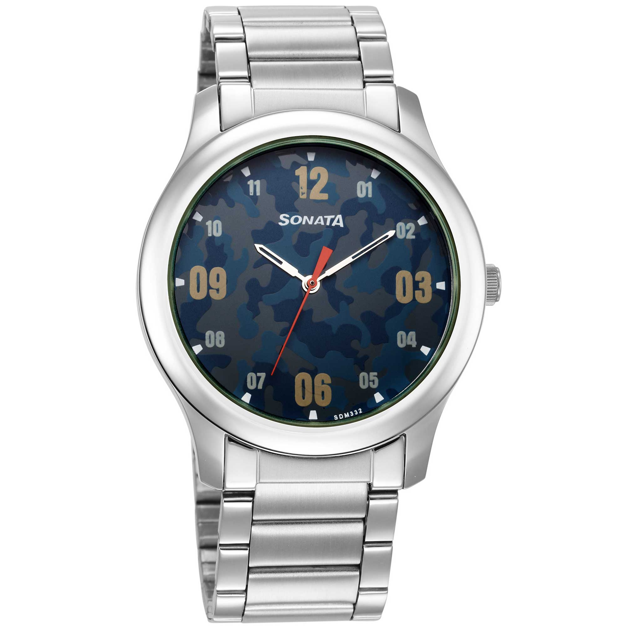 Sonata - 77106sm06 - Analog Watch for Men