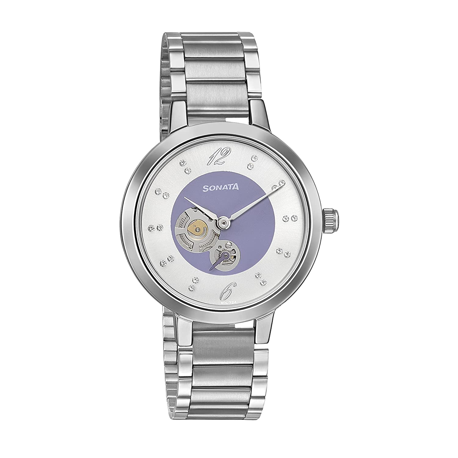 Sonata 8141SM14 - Unveil with Silver Dial Multifunction Watch for Women