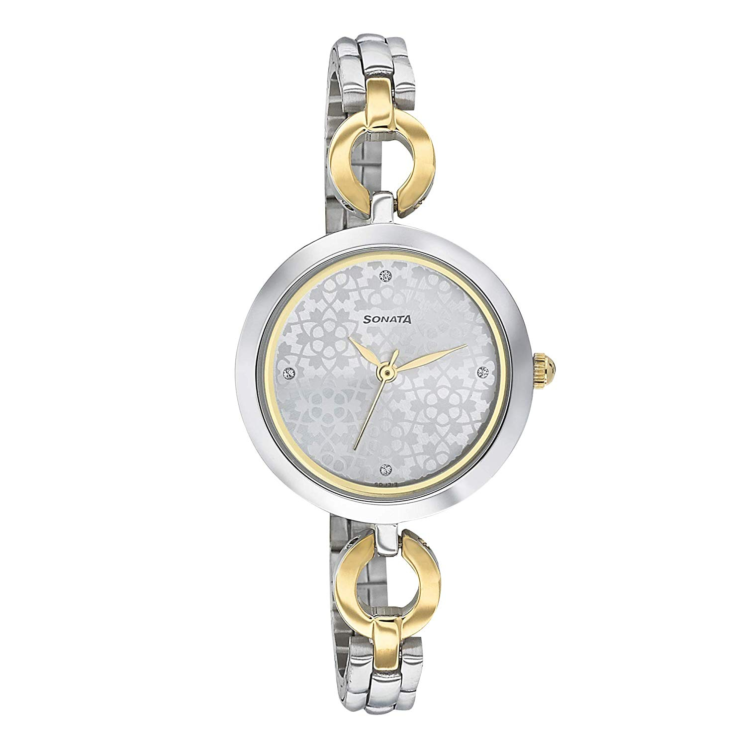 Sonata Wedding Analog Silver Dial Women's Watch -8147BM02