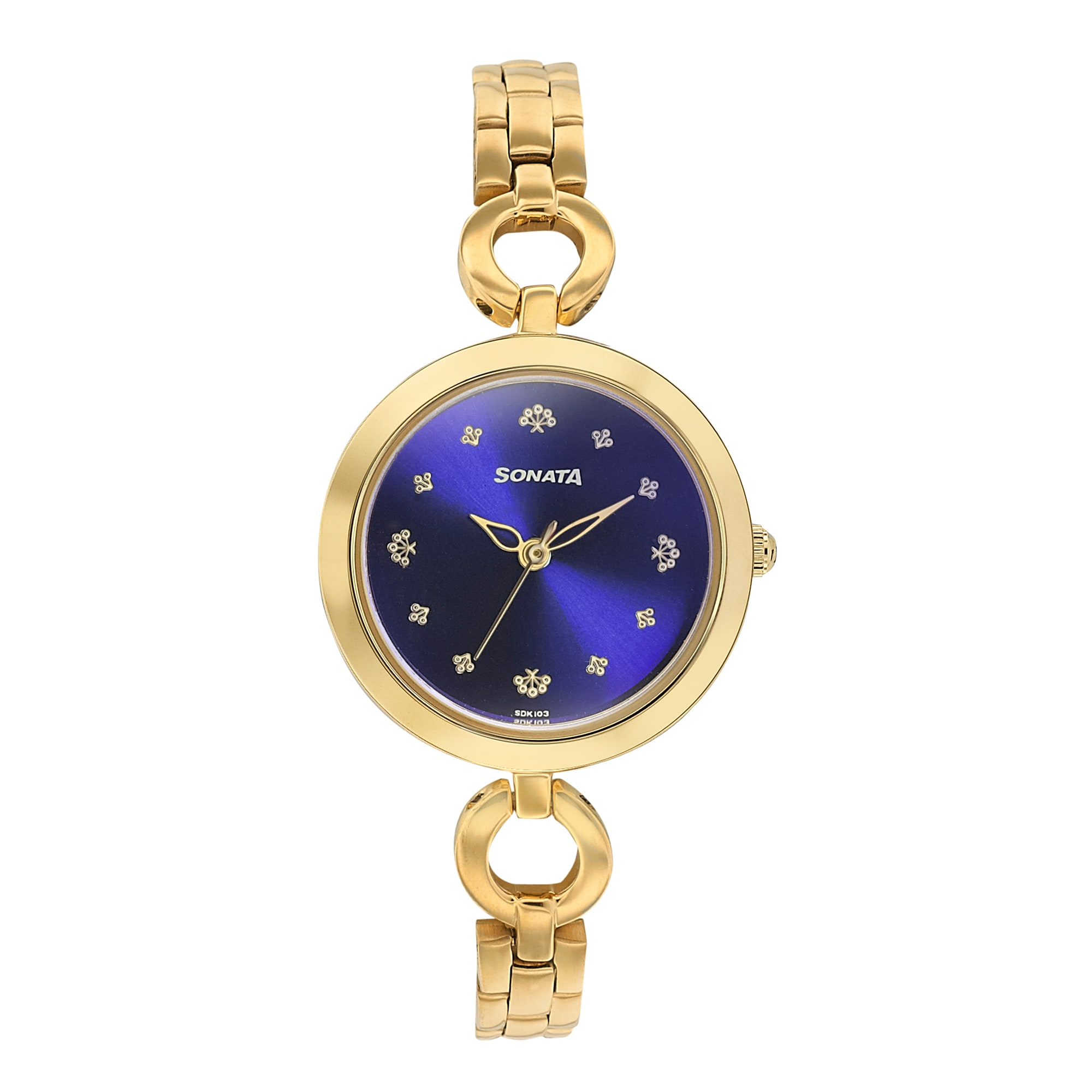 Sonata 8147YM05 - Wedding Edition from Sonata - Cobalt Blue Dial Analog Watch for Women
