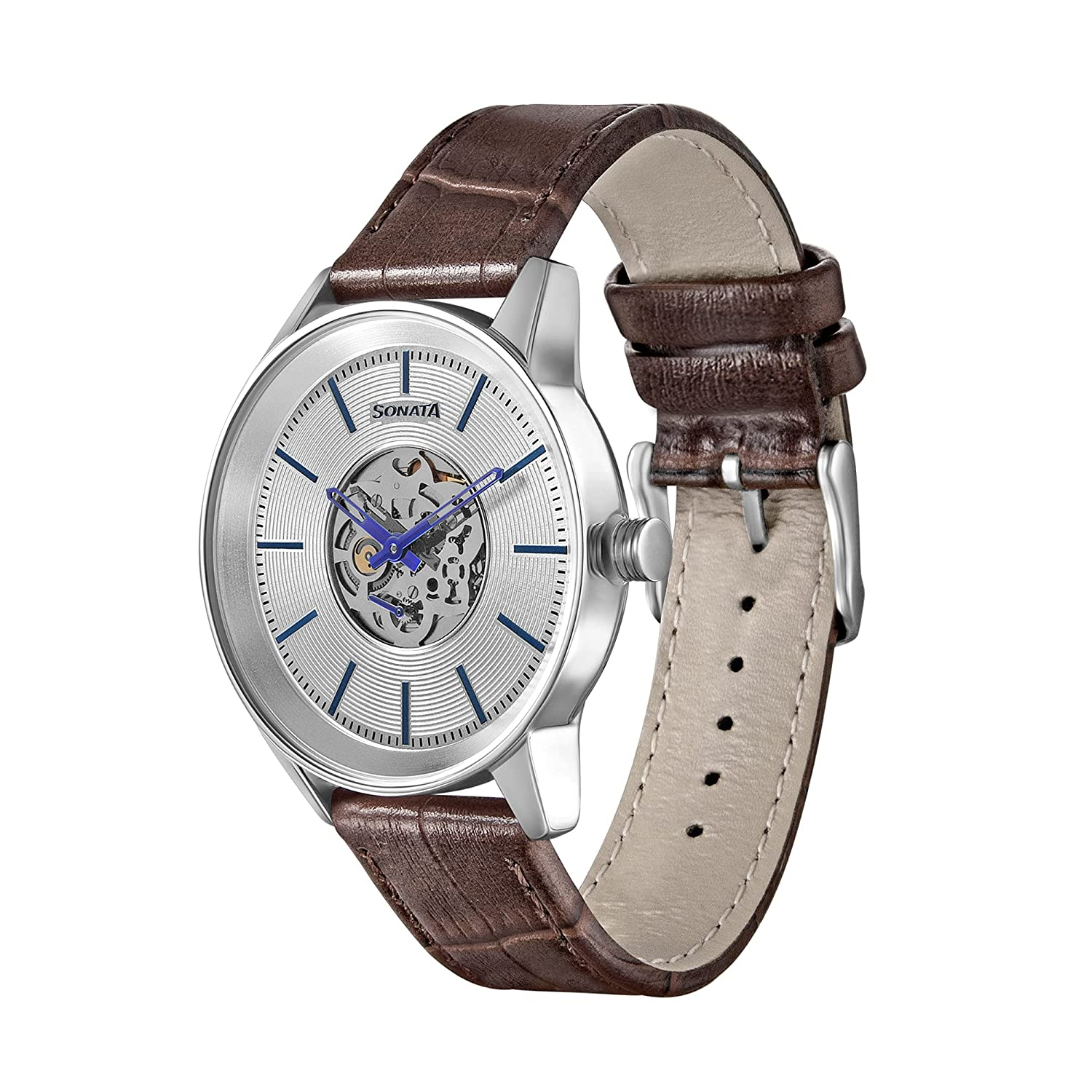 Sonata Analog Silver Dial Men's Watch-7133sl01