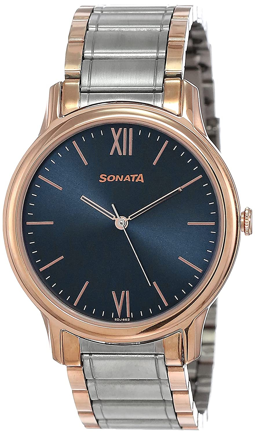 Sonata Beyond Gold Analog Blue Dial Men's Watch-7128km01
