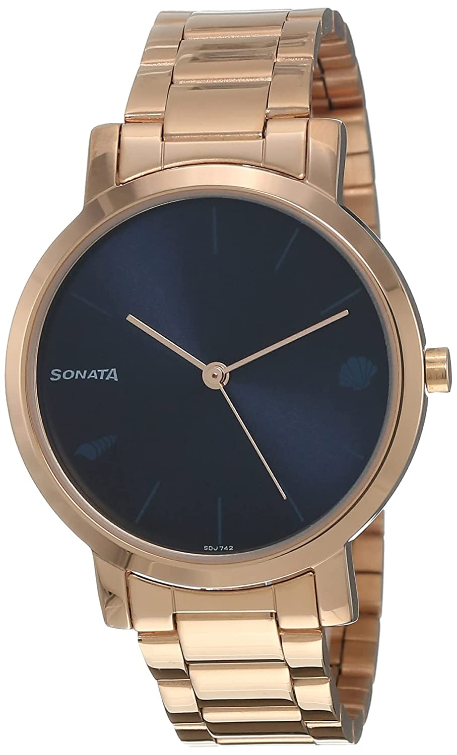 Sonata Analog Pink Dial Women's Watch - 8102sl06