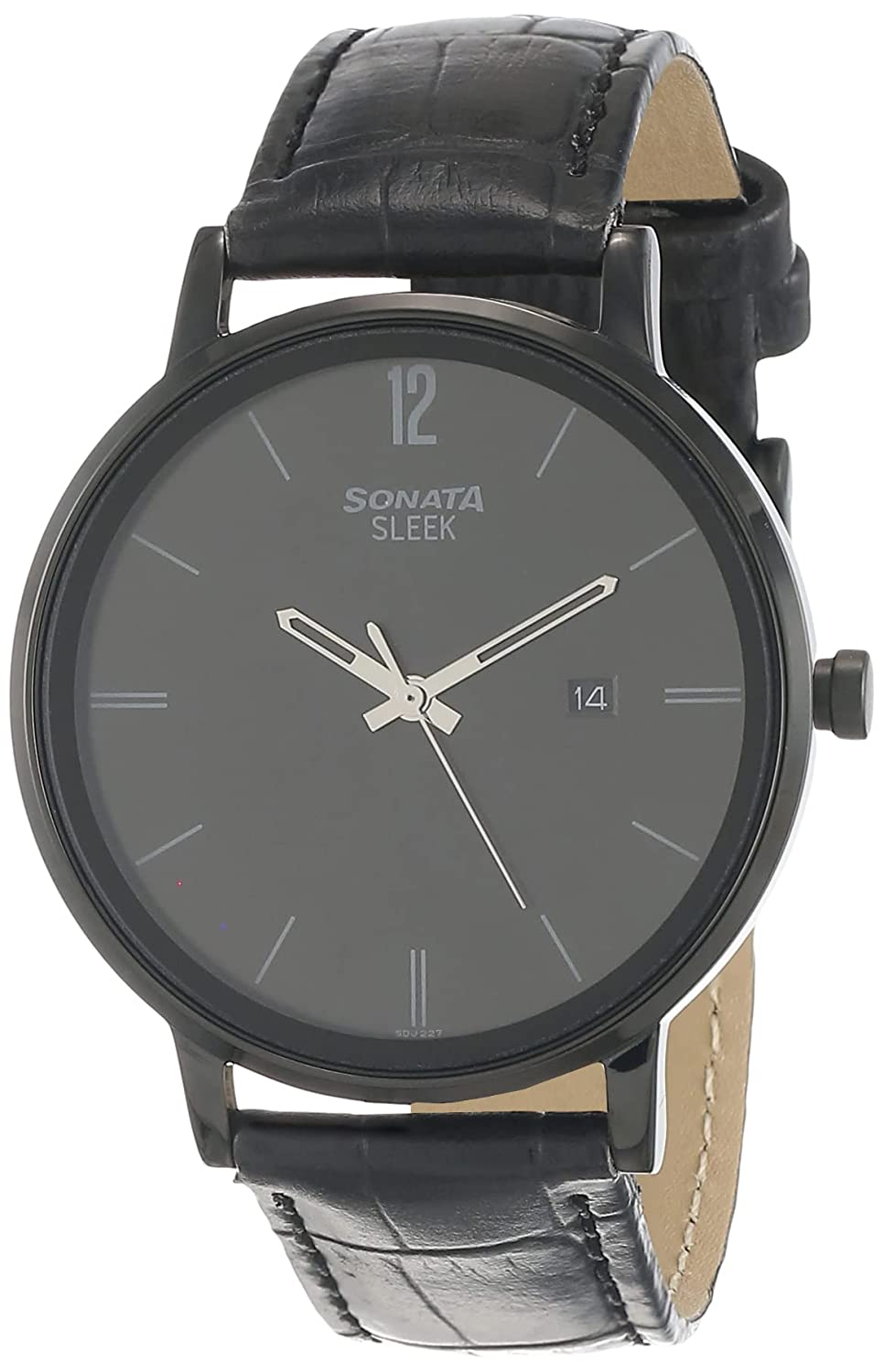 Sonata Sleek 2.0 Analog Black Dial Men's Watch-7131nl01