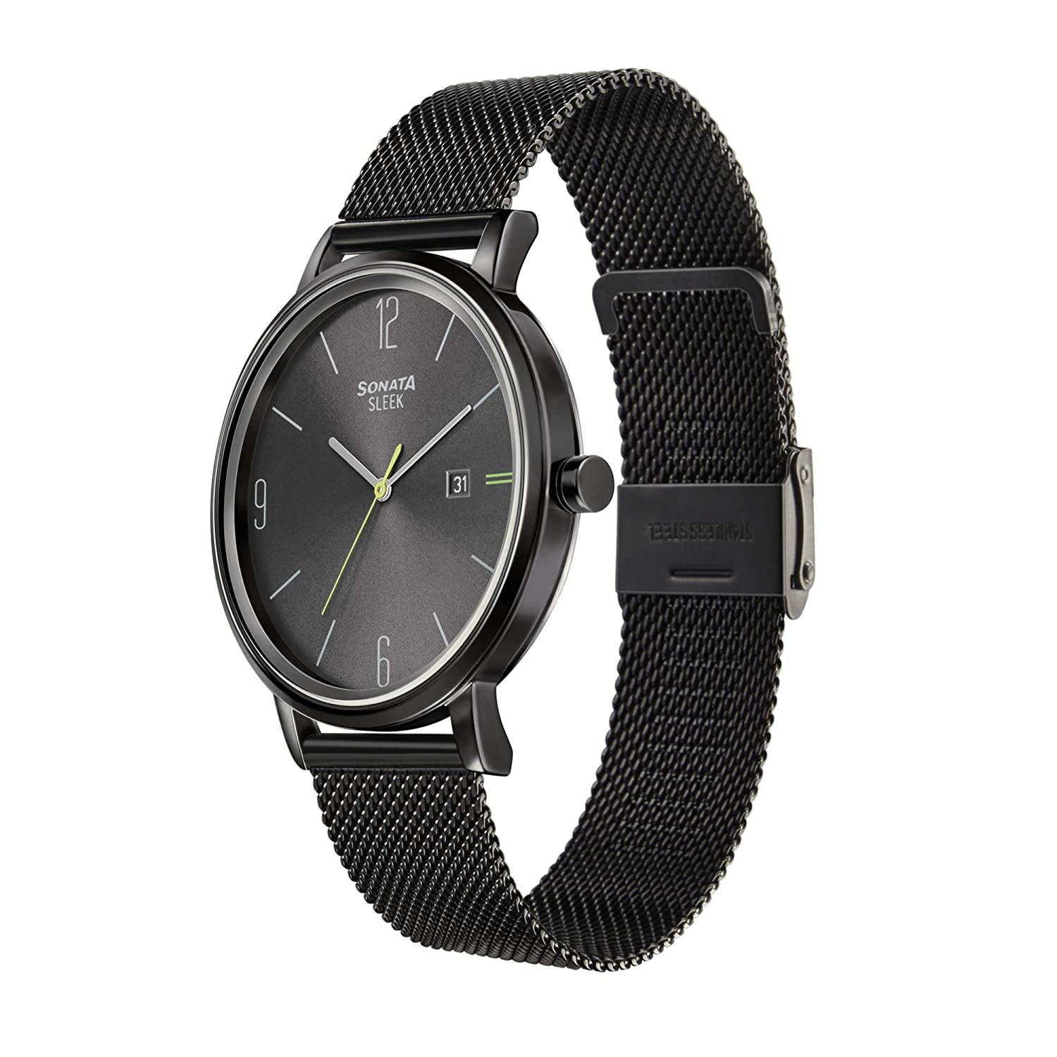 Sonata Sleek Analog Grey Dial Men's Watch 7131nm01