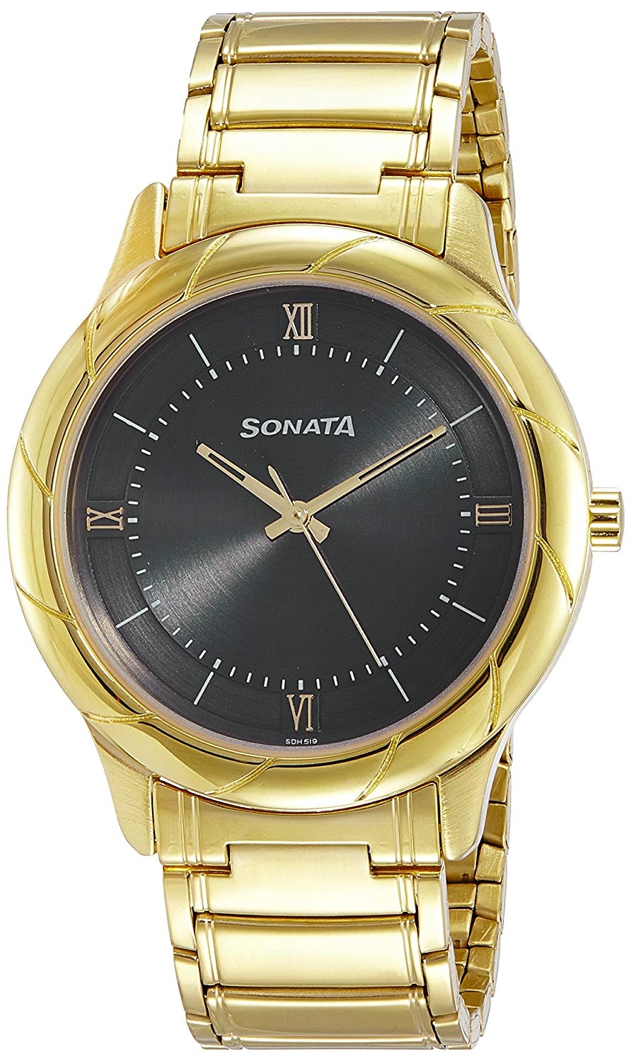 Sonata Wedding Collection Analog Grey Dial Watch For Men 7125YM02