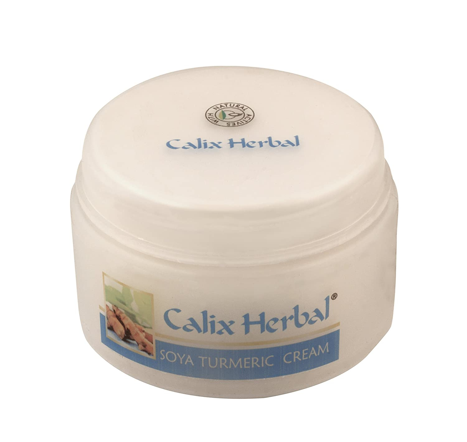 Calix Herbal Soya Turmeric Cream for Skin Strengthening and Moisture Retention, 50 g
