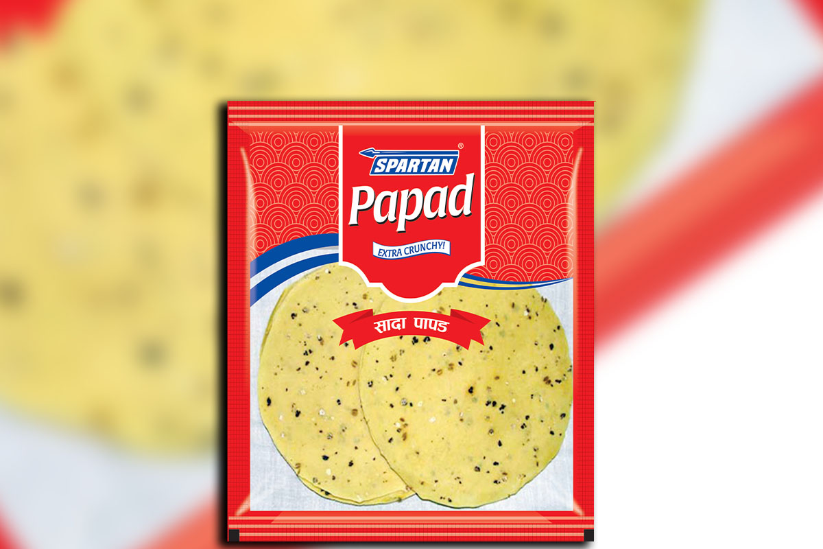 Spartan Papad Plain 100g