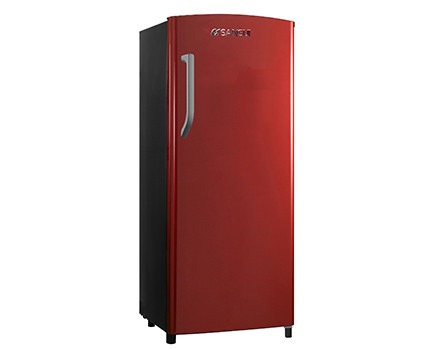 Sansui SPD190DSR Refrigerator - 190 Ltr Single Door Plain Red PCM without Water Dispenser