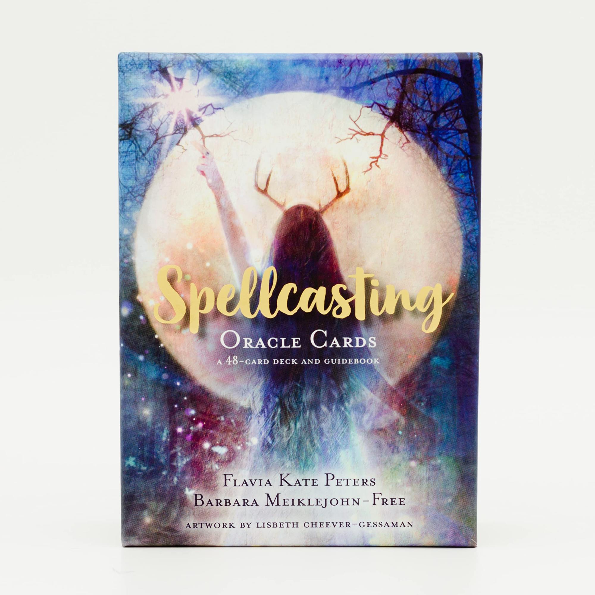 Spellcasting Oracle Cards by Flavia Kate Peters , Barbara Meiklejohn-Free , Lisbeth Cheever-Gessaman