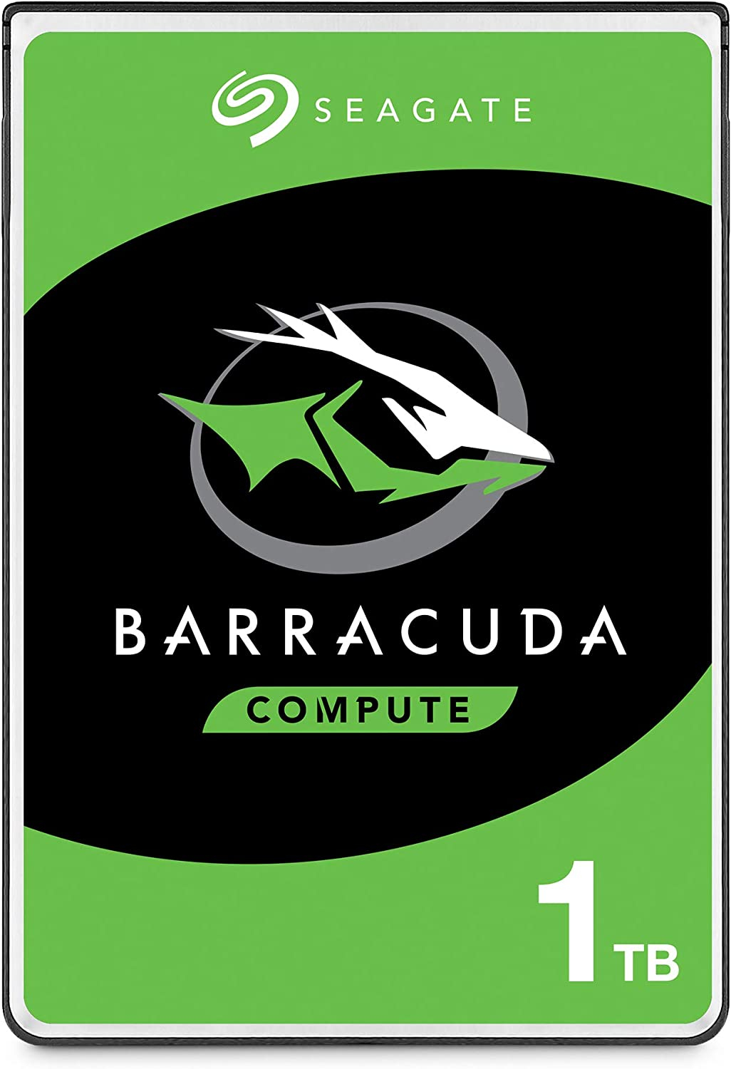 Seagate BarraCuda 1TB Internal Hard Drive HDD – 2.5 Inch SATA 6 Gb/s 5400 RPM 128MB Cache for PC Laptop (ST1000LM048)