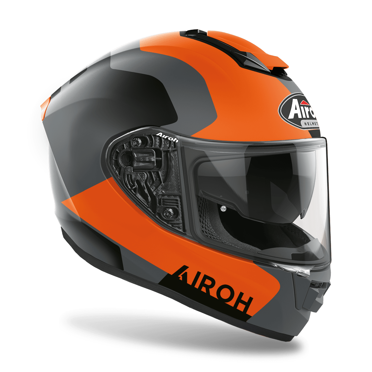 Airoh ST.501 Dock Matt Orange Full Face Motorcycle Helmet(st.5d32)