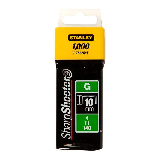 Stanley H/D Staples G Type 10mm / 3/8" - 1000 Pcs
