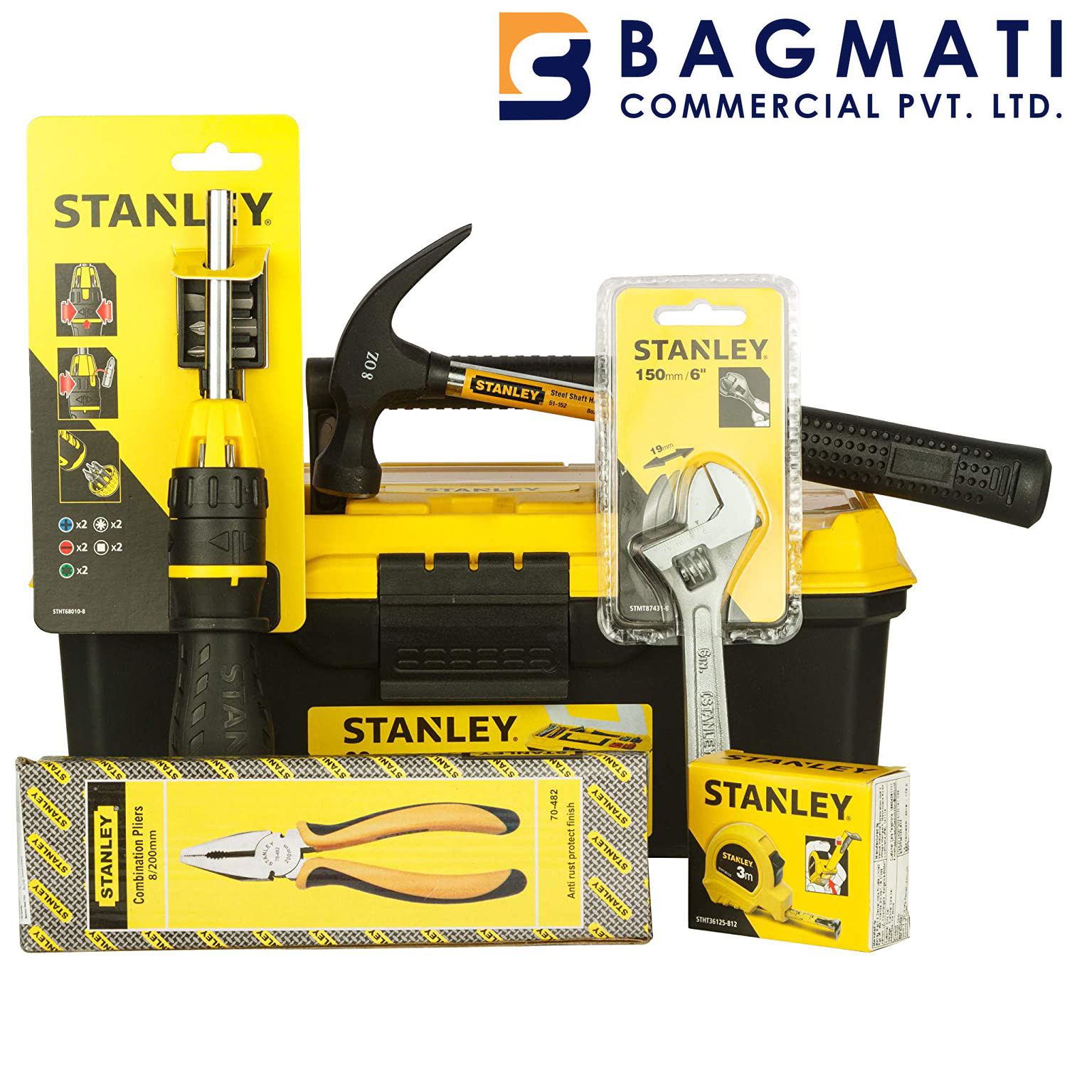 Stanley Home Toolkit-1 - 15 Pcs Kit(HOMETL-KIT1)