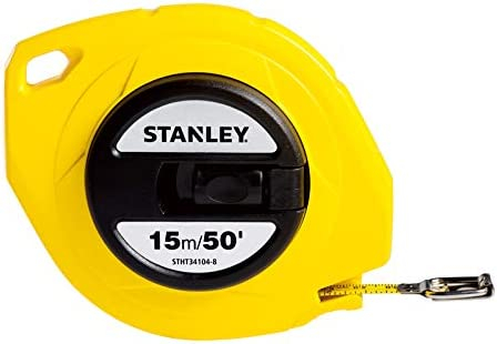 Stanley Measuring Tape Steel 15Meter /50 Feet - Steel Long Tapes
