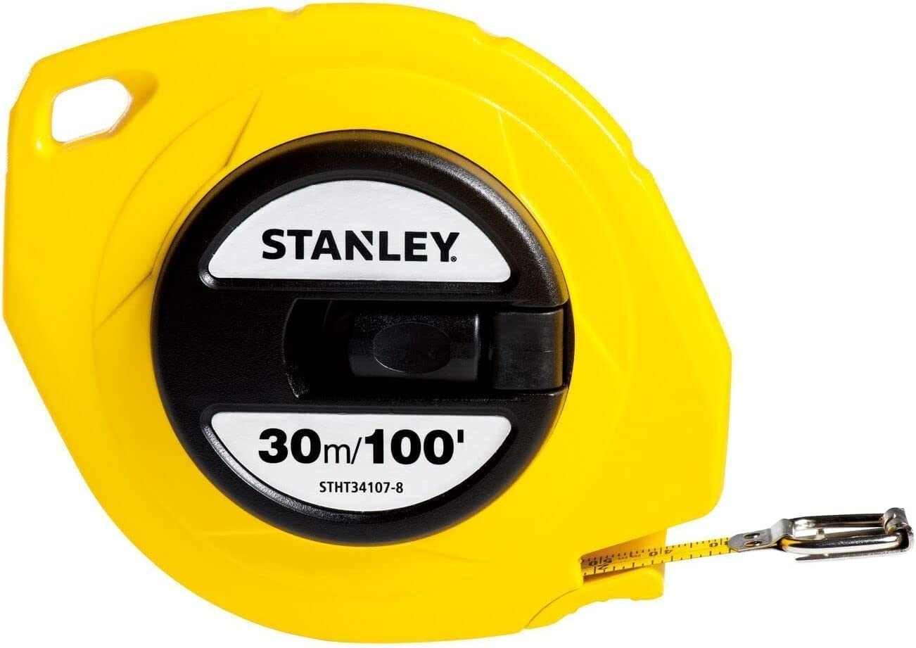 Stanley Measuring Tape 30Meter /100 Feet - Steel Long Tapes (STHT34107-8)