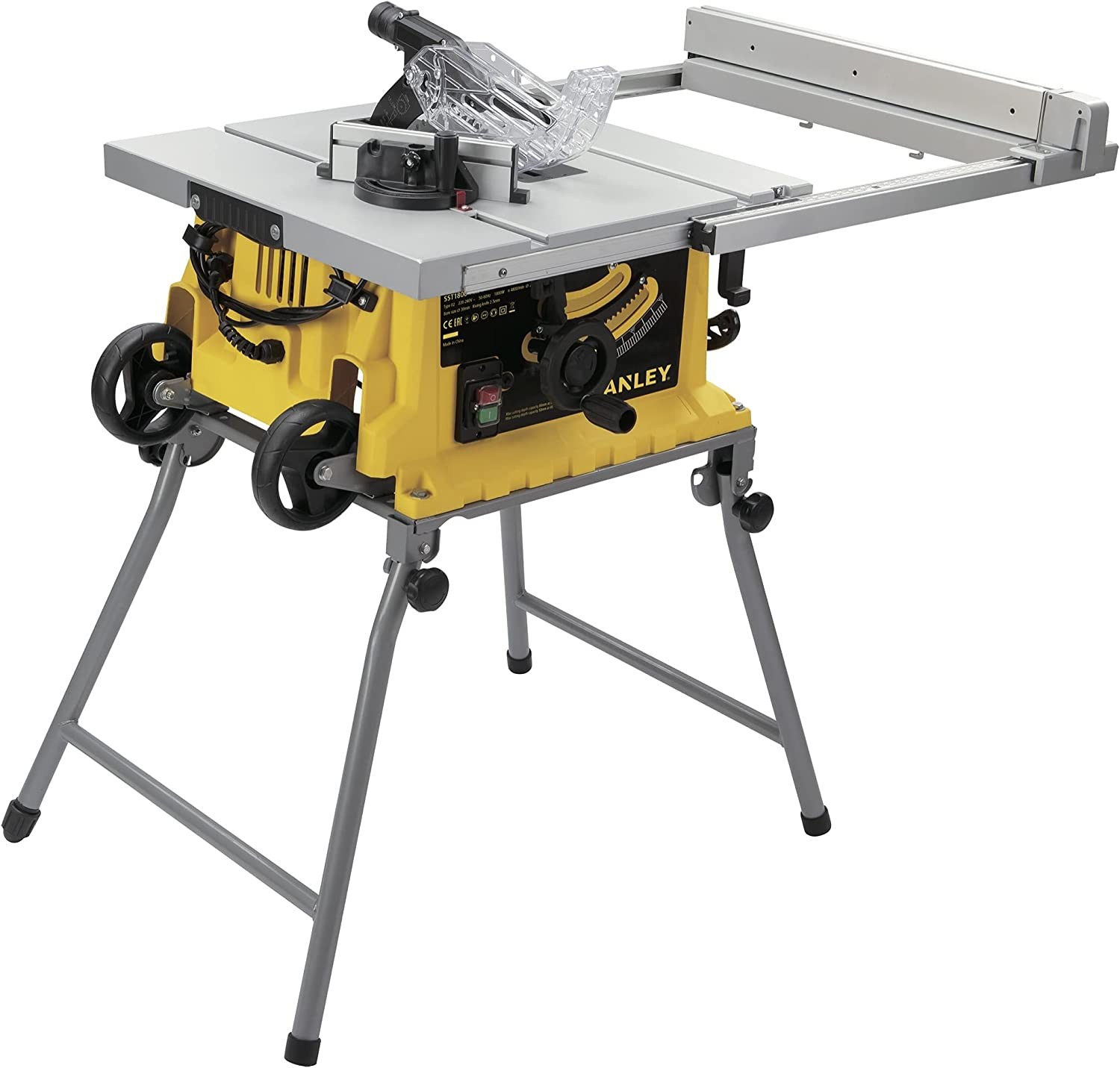 Stanley Power Tool Corded 1800W Table Saw SST1800-B5