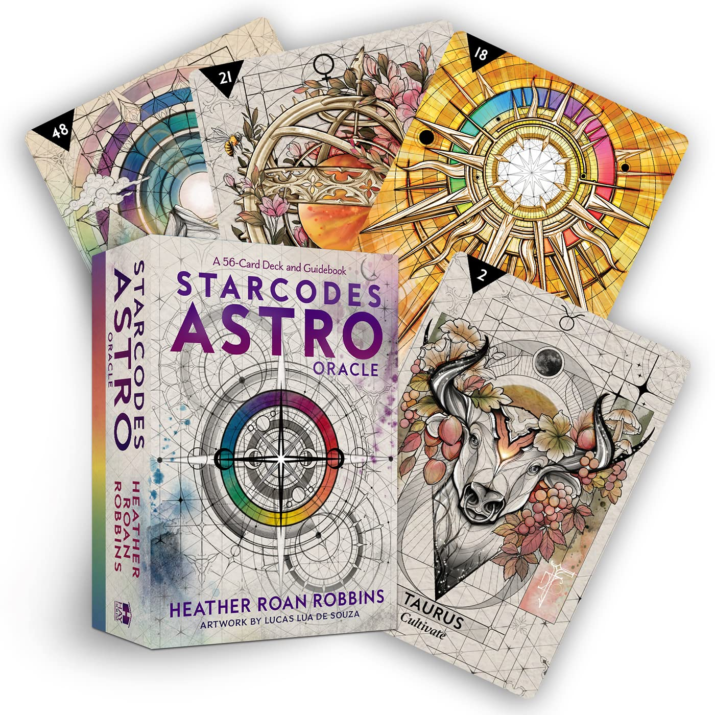 Starcodes Astro Oracle: A 56-Card Deck and Guidebook by Heather Roan Robbins