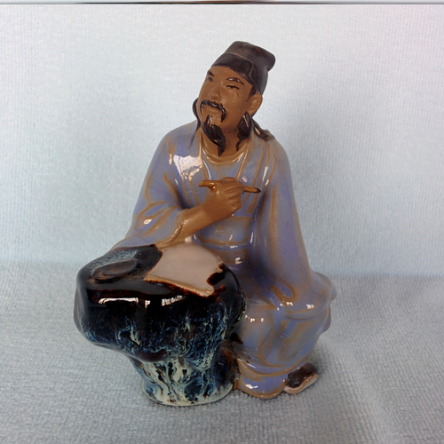 Laughing Buddha - Writer Statue