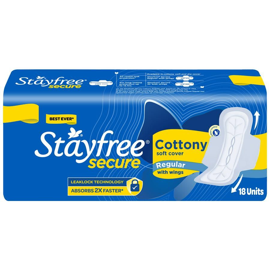 Stayfree Cottony Regular 18s