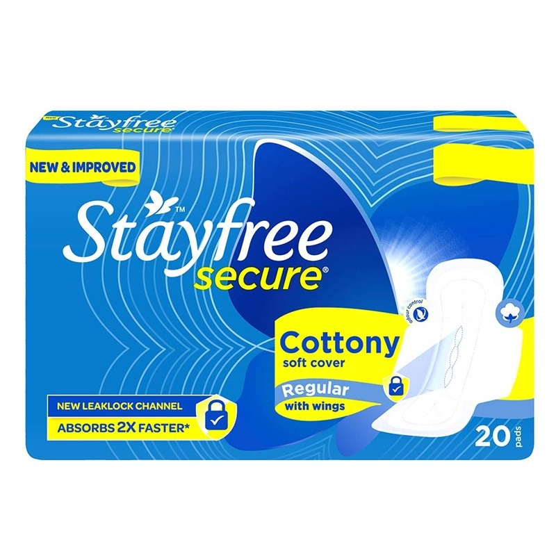 Stayfree Secure Cottony Wings 20 Count
