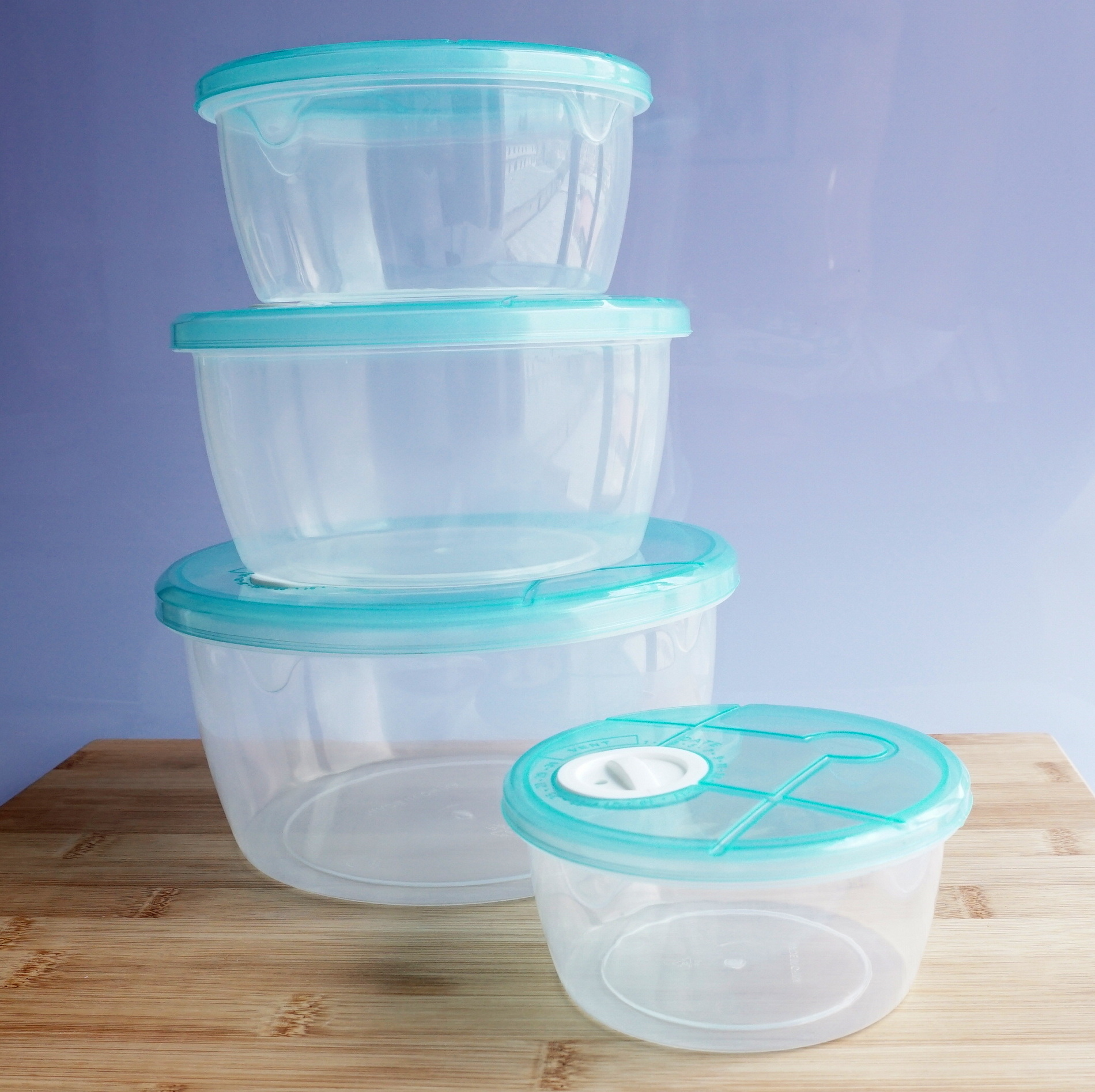 Laughing Buddha - 4 Pieces Storage Box (Fresh Box-1618) Round