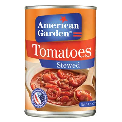 American Garden Stewed Tomatoes 14.5oz (411gm)