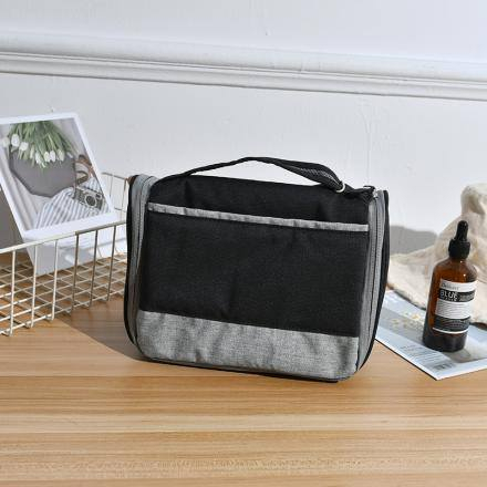 Ximi Vogue Life Storage Bag for Toiletries with Carry Strap(Black)