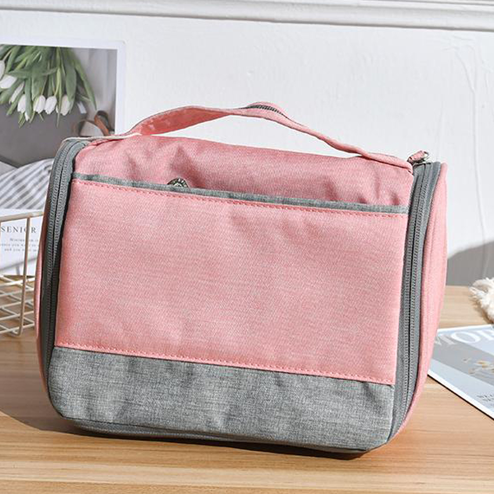 Ximi Vogue Life Storage Bag for Toiletries with Carry Strap(Pink)