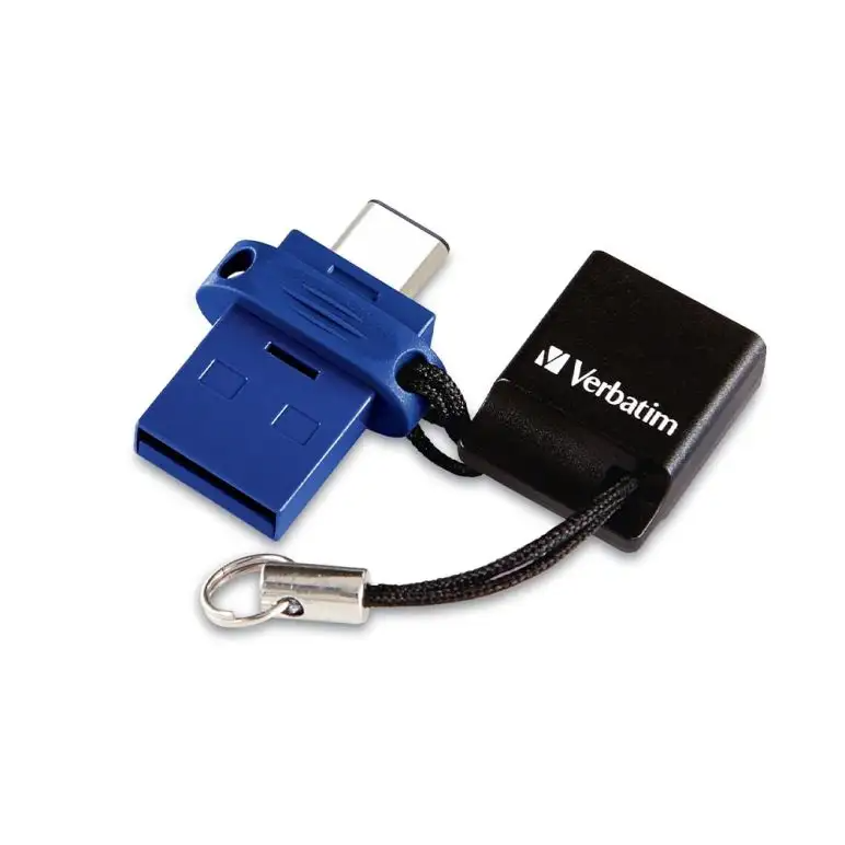 Verbatim 66407 Store'n'Go Pinstripe USB 3.0 Drive 32GB - Blue