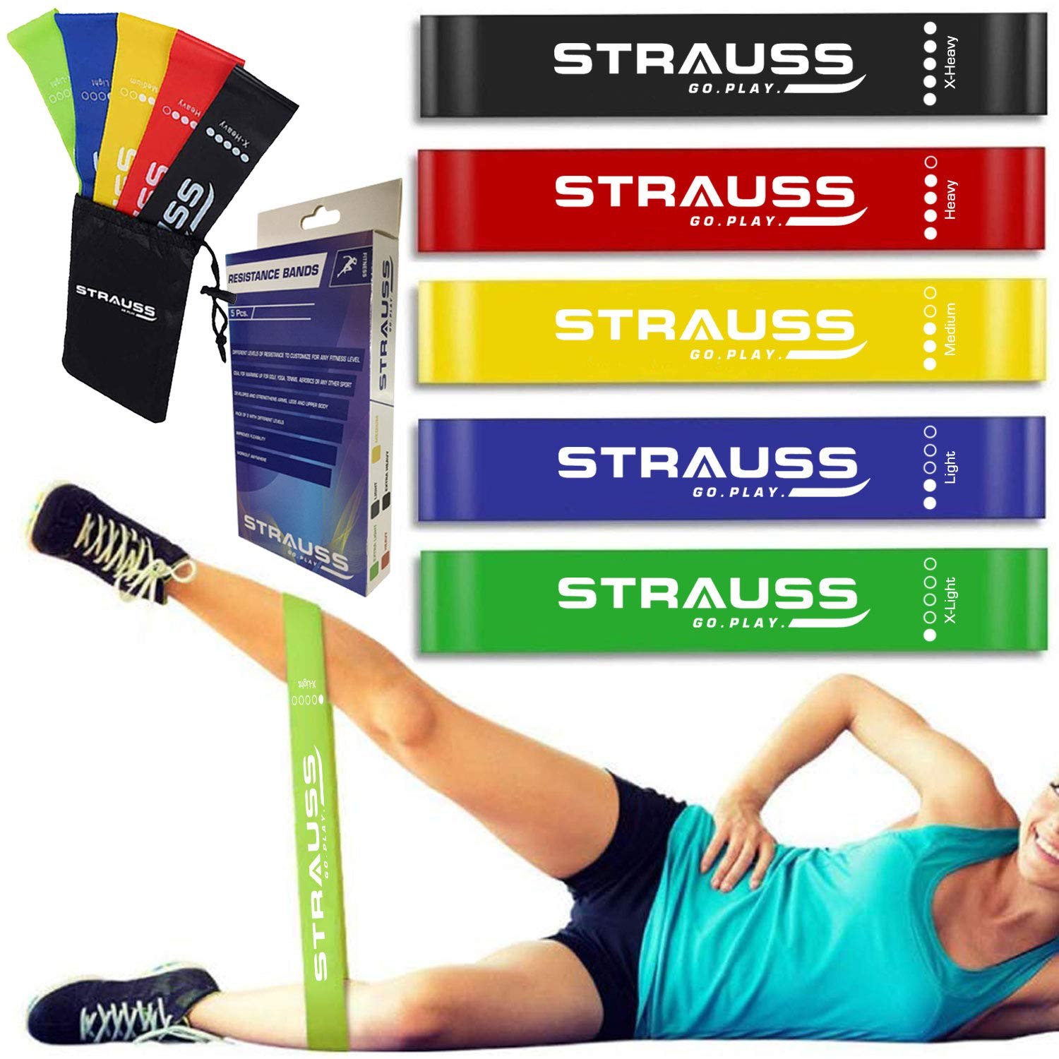 Strauss Latex Band (Set of 5)
