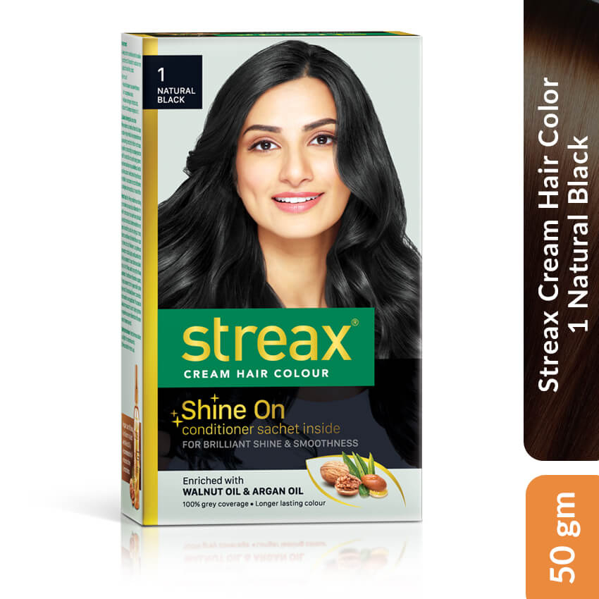 Streax Hair Colour Natural Black 50gm