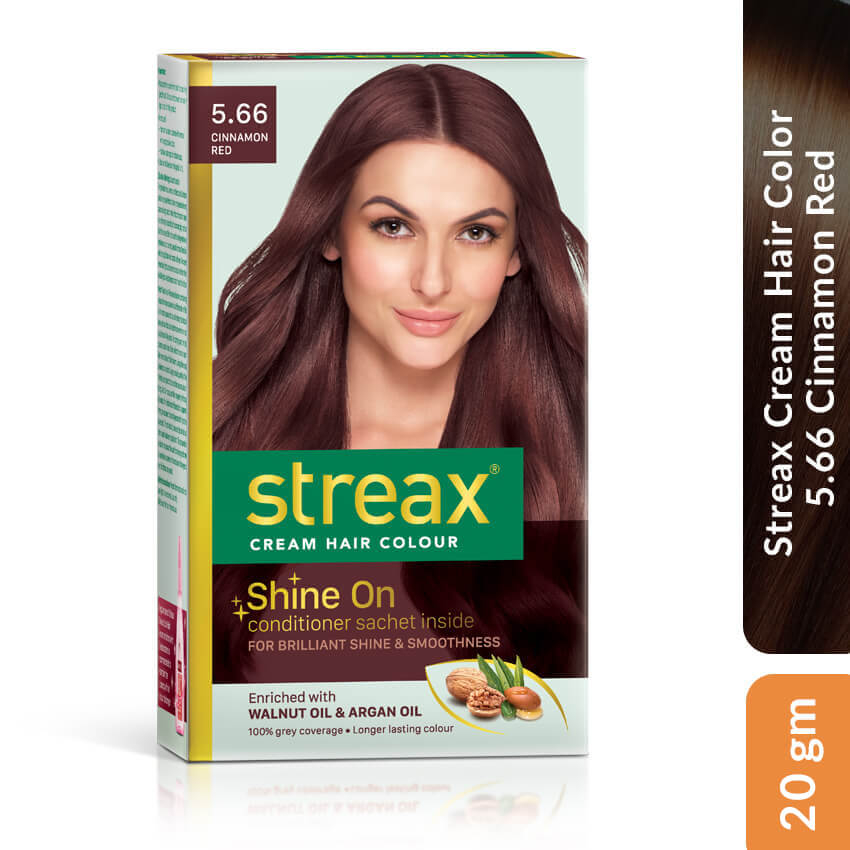 Streax Hair Colour 5.66 Cinnamon Red 20gm