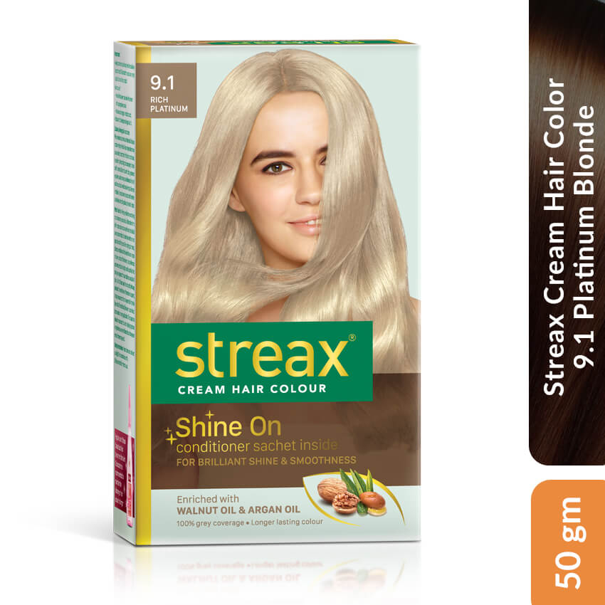 Streax Hair Colour Rich Platinum 50gm