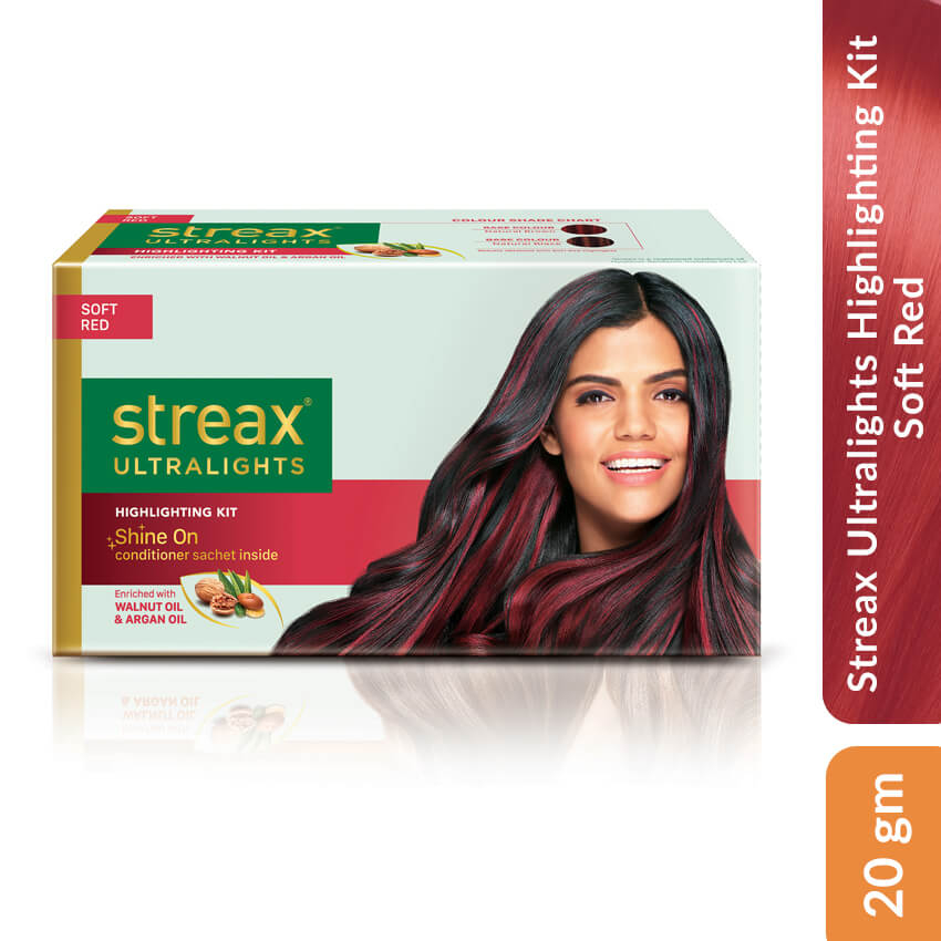 Streax Ultralights Soft Red 20gm