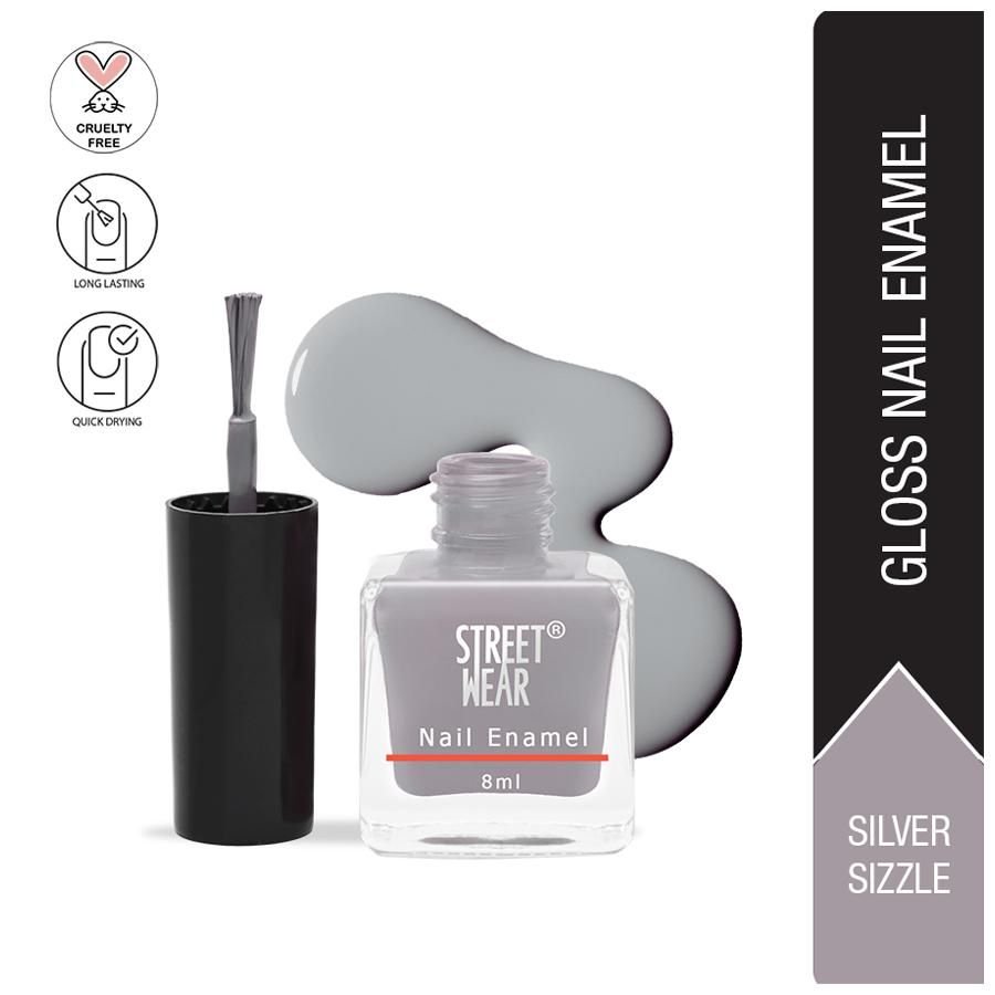 Revlon Street Wear Nail Enamel, Sliver Sizzle, 8 ml