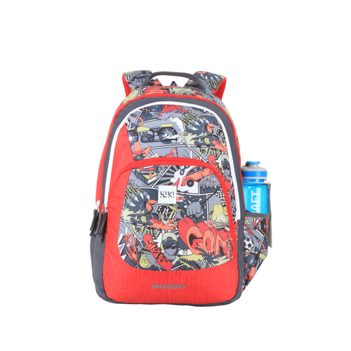 Wildcraft Wiki 3 Streets 3 Backpack - Red Streets