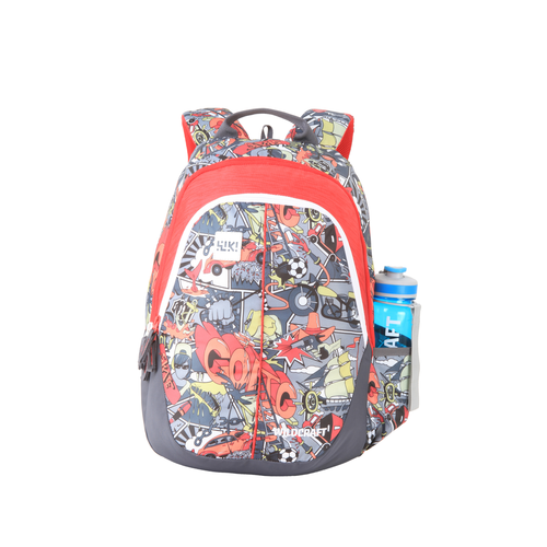 Wildcraft Wiki 1 Streets 1 Backpack -Red
