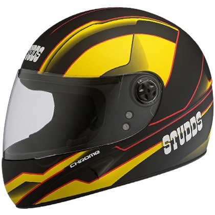 Studds Chrome D4 Decor Matt Black N5 (L)