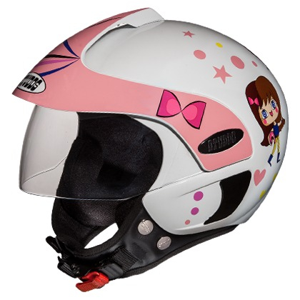 Studds D1 Marshall Kids - White N8(Girls)
